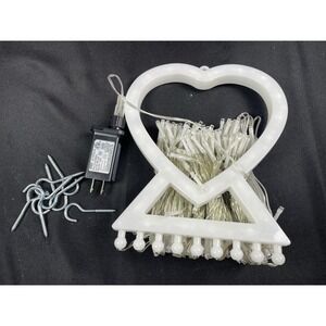 Valentines Day Heart LED String Lights Multicolor Holiday Decoration with Hooks